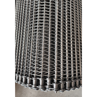 Bande transporteuse en maille d'acier inoxydable résistante à la chaleur pour fours de cuisson, de durcissement et de recuit industriel des grains