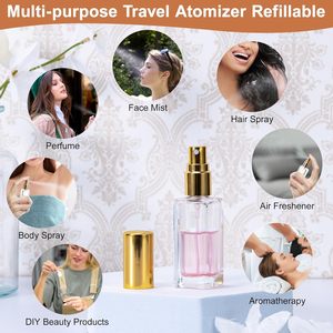 Heavy Duty Square 5ml 8ml <b>10ml</b> Screen Printed Screw Closure Glass Perfume <b>Bottle</b> with Parfum Atomiser Fragrance Dispenser - Product Image 4