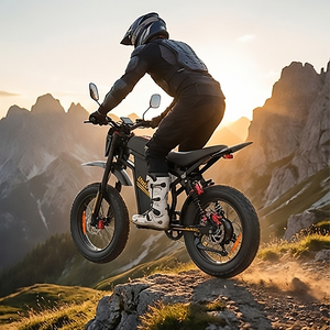 Bicicleta eléctrica de montaña de 60V 35Ah con neumáticos gruesos, híbrida, Enduro, rápida, con alarma antirrobo. - Product Image 2