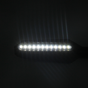 Autodragons - Intermitentes LED para Motocicleta de 12 V y 24 LED, Luces Intermitentes Dinámicas Blancas DRL, Intermitentes Amarillas, Luces de Freno Rojas Intermitentes - Product Image 6
