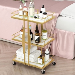 Chariot de coiffure à roulettes en métal pour salon de beauté - Vente flash - Product Image 1