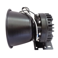 Sirena de Advertencia de 100W OEM ODM, Precio de Fábrica, Altavoz de Emergencia para Ambulancias, Vehículos Especiales, Camiones de Bomberos, Altavoz de Sirena de 8 Ohm/11 Ohm