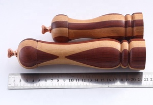 Moulin à poivre en <span class=keywords><strong>bois</strong></span> de hêtre et de frêne de 6 pouces - Product Image 5