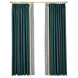 European 3D modern high quality blackout jacquard ready made curtain for <span class=keywords><strong>the</strong></span> living room - Product Image 4