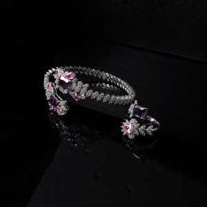 00025 набор женских колье-чокеров с фианитом - Product Image 5