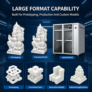 AXS10 Large Industrial 3D Printers Automatic New USB PLA High-precision Large-size Printing Equipment Easy to Operate
