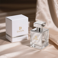 Vente en Gros Nouvelle Bouteille de Parfum Noire 30ml, Bouteilles Carrées pour Emballage de Parfum, Couleur Personnalisée, Logo Privé