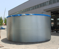 Bassin à poissons en toile PVC avec structure en acier galvanisé, facile à installer et à transporter, pour l'aquaculture/élevage de poissons