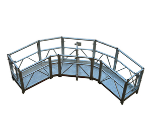 Plateforme suspendue à arc spécial pour éolienne, gondole électrique courbée pour la maintenance des tours de ventilateurs - Product Image 4