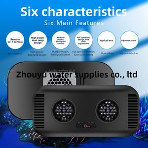 Jebao Lumière marine WiFi Coral Light Full Spectrum <span class=keywords><strong>LED</strong></span> <span class=keywords><strong>Aquarium</strong></span> Light ML-60 ML-120 pour Fish Tank Sunrise Sunset Reef Bracket Lamp - Product Image 3