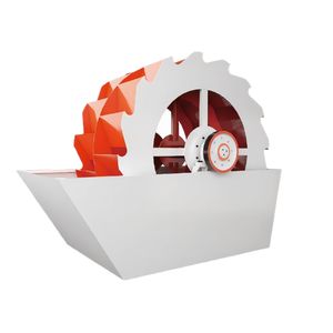 Mini-Monazit-Granat-Wasserrad-Sandwasch-Vibrationssiebmaschine, Sand- und Kieswaschanlage mit Trocknungsfunktion zum Verkauf - Product Image 2