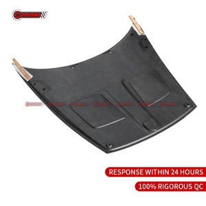 Couvercle de capot moteur en fibre de carbone sèche de haute qualité, style GT3 RS, pour Porsche 911 992 - Product Image 6