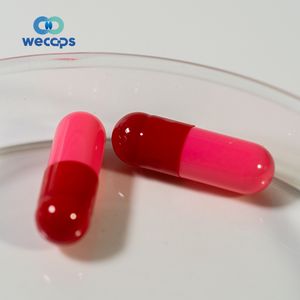 Wecaps Fda certificato vuoto <span class=keywords><strong>Hpmc</strong></span> capsule rosse taglia 0 capsule di pillole vegetali capsule vegetali - Product Image 1