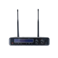 Précision Pro Audio UHF-280 Microphone double canaux Système sans fil Son cristallin Microphones sans fil professionnels