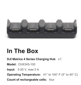 Hub de charge Matrice 4T M4T pour drone avec batteries de vol intelligentes, caméra 48MP et conception pliable - Product Image 6