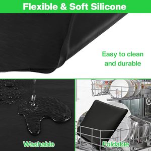 Tapis en silicone antidérapant et imperméable sous l'évier, protection de meuble pour cuisine et salle de bain - Product Image 3