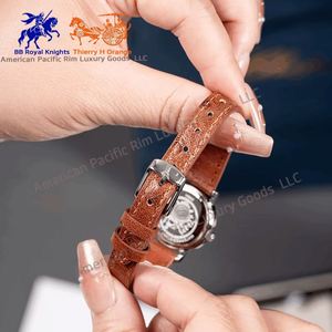 Reloj de Pulsera de Cuarzo para Mujer, Diseño de Lujo, Acero Inoxidable Dorado, Resistente al Agua, con Esfera de Agujas, Marca Ronda - Product Image 2