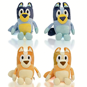 Venta al por mayor de figuras de anime de 20-28 cm con licencia, juguetes de peluche para niños, muñecos de animales de peluche de la familia Blueyed - Product Image 1