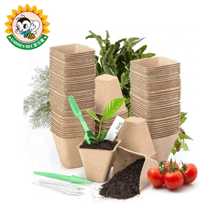 Tuinbij Hete Verkoop Duurzame Diy Plant Teelt Papier Potten Beker Gebruikt Voor <span class=keywords><strong>Bonsai</strong></span> Ontkieming Of Zaailingen - Product Image 3