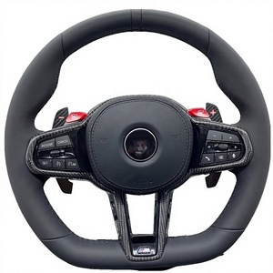 Volant de voiture personnalisé en cuir pleine fleur pour BMW F10 F30 F31 M3 M5 2011, accessoire automobile - Product Image 2