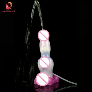 Nuovo squirting eiaculazione silicone divertente dildo giganti masturbazione bastone massaggio femminile masturbazione giocattoli sessuali