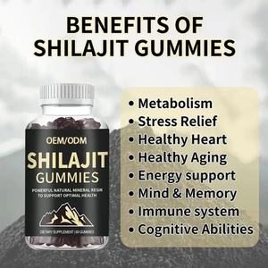 Gomitas de Shilajit OEM, Suplementos Premium Orgánicos Sin Azúcar, Suplementos Energéticos, Gomitas de Shilajit Naturalmente Extraídas - Product Image 4