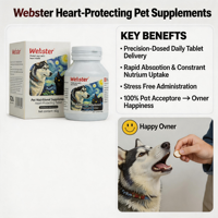 Suplemento Premium de Coenzima Q10 de Rápida Absorción, Sin Granos, para el Apoyo Inmunológico de Perros y Gatos