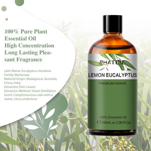 100 मिली नींबू यूकेलिप्टस आवश्यक तेल निजी लेबल ओएम प्लांट निकालने - Product Image 2