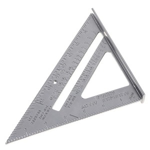 Regla Triangular Multifuncional de Aluminio Fundido de 30 cm con Ángulo de 45 Grados y Perfil de Aluminio Reforzado Imperial de 7 Pulgadas - Product Image 3