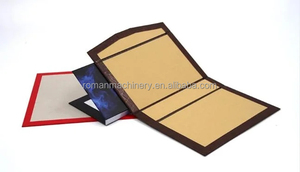 Máquina de fabricación de cubiertas de libro de alimentación automática con arco de palanca para cubierta de libro duro para cuaderno de álbum - Product Image 3