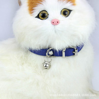 Collier pour animaux de compagnie (chien, chat) avec clochette, collier-écharpe DIY, en polyuréthane, style Instagram, vente en gros, cadeau, collier