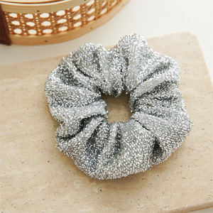 Nuovo Design luccichio glitterato per capelli di natale per ragazze divertente Festival Stripe cravatte per capelli all'ingrosso - Product Image 6
