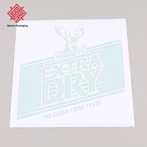 Wholesale Custom Single Color Die Cut Transfer Stickers Retro Brand Logo Waterproof Vehicle <b>Window</b> Vinyl <b>Decals</b> - Product Image 1