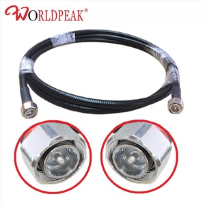 Golflegering Jumper 4.3-10 Male naar 4.3-10 Male 1/2" Superflex RF Voedingskabel 1m 2m 3m 4m 5m RF MINI DIN Superflex Kabelassemblage - Product Image 1