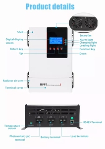 Contrôleur de charge solaire <span class=keywords><strong>hybride</strong></span> Offre Spéciale 12V/24V/36V/48V 80a, contrôleur de charge solaire <span class=keywords><strong>mppt</strong></span> avec wifi - Product Image 4
