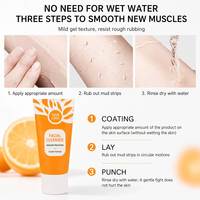 Gel Nettoyant Visage Exfoliant Éclaircissant Végétalien Personnalisable aux Agrumes, Nettoyage Profond à la Vitamine C pour une Peau Lisse, Marque Privée
