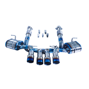 Système d'échappement à quatre sorties en alliage de titane bleu processus GFC/ pour <span class=keywords><strong>Corvette</strong></span> <span class=keywords><strong>C8</strong></span> ZR1 5.5L 2020-2024, moteur d'origine - Product Image 5