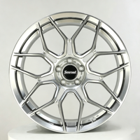 Jantes forgées en aluminium 6061-T6 personnalisées 5x112 15-30 pouces, jantes argentées pour Audi BMW Mercedes Porsche Tesla RE30RPF1