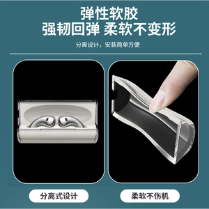 Huawei Freebuds Lipstick 2 Étui en TPU transparent anti-choc pour écouteurs - Product Image 4