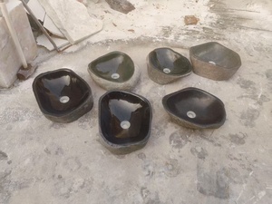 Lavabo en marbre moderne pour salle de bain extérieure de <span class=keywords><strong>jardin</strong></span> d'hôtel - Product Image 3