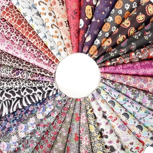 Tela o Rollos de Tela Sintética de Cuero Sintético Estampado Personalizado para Tapicería, Tejido para Bolsos, Lazos, Estampado Digital - Product Image 2