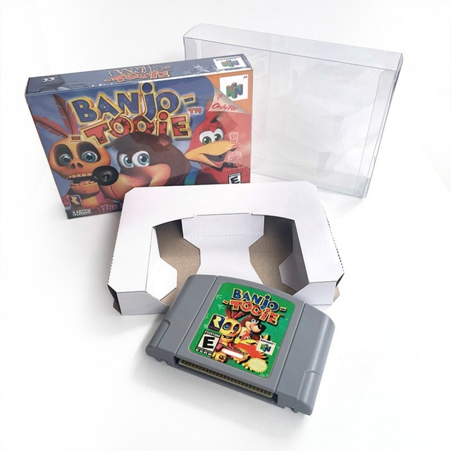 High Quality Banjo Tooie Box ABS Plastic with Tray CE Certified Game Cartridge Replacement Box for 64 Wired