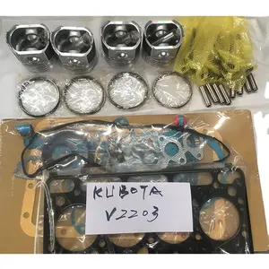 Factory price V2203 Engine Rebuild kit for Kubota spare parts d1005 engine parts liner, piston ETC