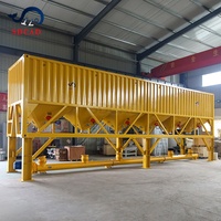 Silo à ciment horizontal portable de 55 m³, directement de l'usine, pour les projets de construction