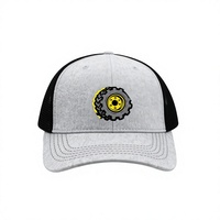Casquette de baseball 5 panneaux personnalisée OEM en tissu Oxford motif feuille de léopard, avec logo brodé 3D, maille respirante, style trucker, légère, unisexe