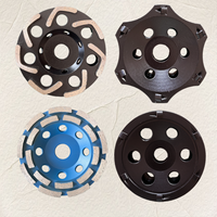 Meule à tronçonner PCD de 125 mm, dents PCD haute densité pour le décapage de revêtements d'époxy, de peinture et de colle