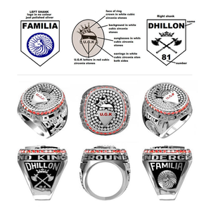 Personalizar Team Group Champion Rings Anillos de baloncesto de fútbol nacional de alta calidad - Product Image 1