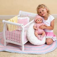 Poupée Bébé Réaliste R&B de 13 Pouces, Faite à la Main, Mignonne, Endormie, en Silicone, Nouveau-né Réaliste