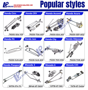 Ensemble de tringlerie d'essuie-glace de systèmes électriques automatiques Bilusi pour <span class=keywords><strong>Toyota</strong></span> Honda Nissan Hyundai KIA Mazada - Product Image 3