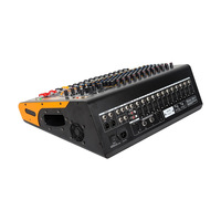 Console de mixage audio professionnelle amplifiée 12 canaux MC12P 2x350W avec Bluetooth, USB et alimentation fantôme 48V pour scène, DJ, studio et sonorisation en direct